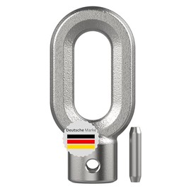 Awning Eyelet Made of High-Quality Die-Cast Zinc 10 mm - Robust Crank Eyelet as Awning Replacement Part - Flexible Awning Accessories for Easy Assembly