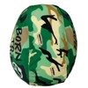 BORN TO SWIM | Green | Fabric Swimming Cap |