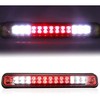 Tresound 3rd Third Brake Light for 1988-1999 Chevy/GMC C1500 C2500 K1500 K2500 Silverado Blazer LED Cargo Lamp High Mount Stop light (Chrome Housing Red Lens)