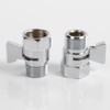 HAOXIN Double Outlet Shower Manifold with Shut Off Valve,Suitable for