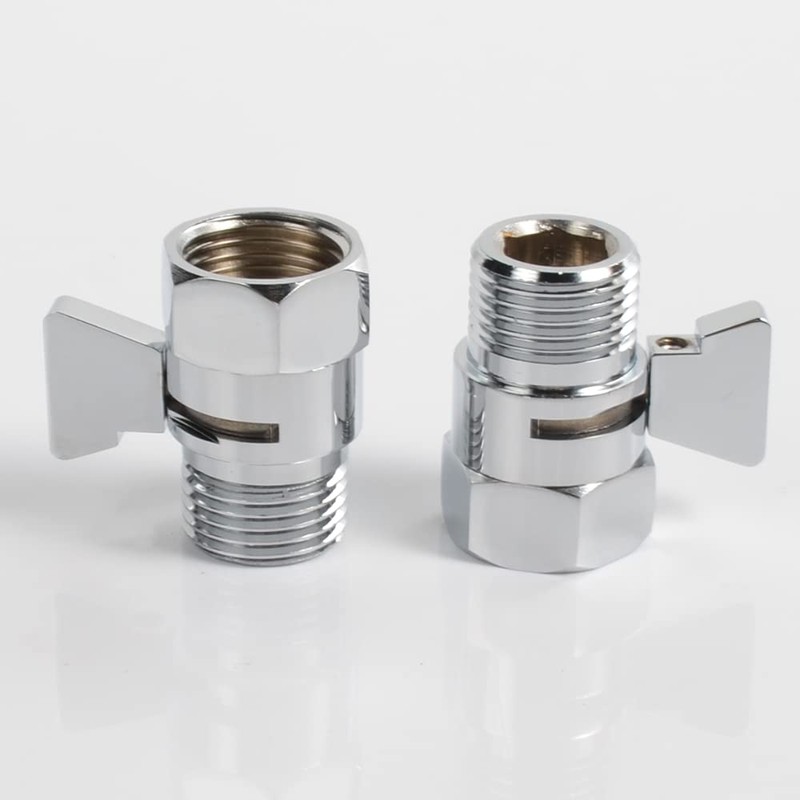 HAOXIN Double Outlet Shower Manifold with Shut Off Valve,Suitable for