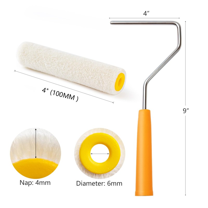 Mister Rui Paint Rollers, Mohair Paint Roller, Wool Blend Paint
