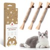 Potaroma 3 Pack Natural Silvervine Sticks Cat Toys, Catmint Silvervine