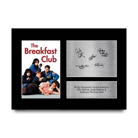 HWC Trading A4 Molly Ringwald, Emilio Estevez The Breakfast Club Gifts Printed Signed Autograph Picture for Movie Memorabilia Fans