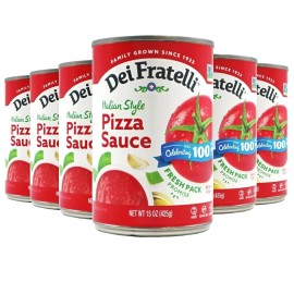 Dei Fratelli Pizza Sauce from Vine-Ripened Tomatoes (15 oz. pack of 6 cans)
