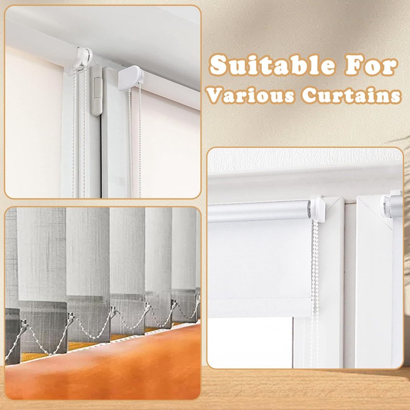 TPTGIAR Vertical Blinds Repair Parts Kit, Plastic Vertical Blind Slats,