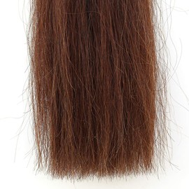 Y.J TAILS Horse Tail Extensions with Braided Horsehair Loop, Blunt Cut Bottom, 28-30 inches Long and 3/8 lb Weight (Med Sorrel)