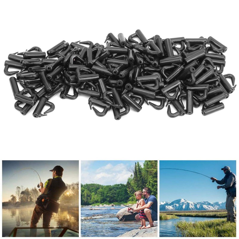 120Pcs Fishing Rotates Spinner Snaps,Clevis Spinner Snaps Fast Change Snaps