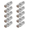 10PCS SDI Connector 75 Ohm BNC Female to BNC Female