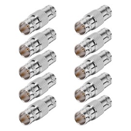 10PCS SDI Connector 75 Ohm BNC Female to BNC Female Barrel Adapter