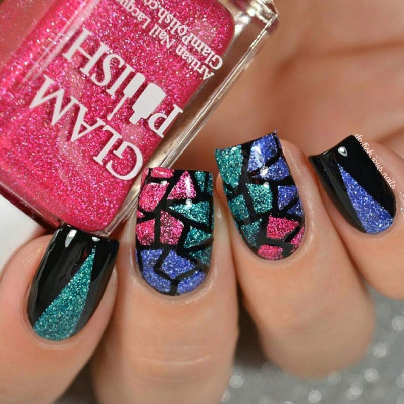 Whats Up Nails - Mosaic Vinyl Stencils for Nail Art