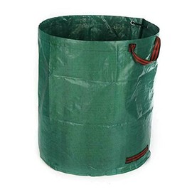 MantraRaj 300L Garden Waste Bags Reusable Heavy Duty Garden Waste Sack Rubbish Grass Refuge Sacks with Handles Tearproof Leaf Grass Bags