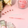 Glass Cuticle Pusher Set of 2 Manicure Sticks for Nails