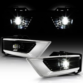 ACANII - For 2021 2022 2023 2024 Nissan Armada LED Bumper Fog Lights Driving Lamps w/Switch and Kits Pair Set Left+Right