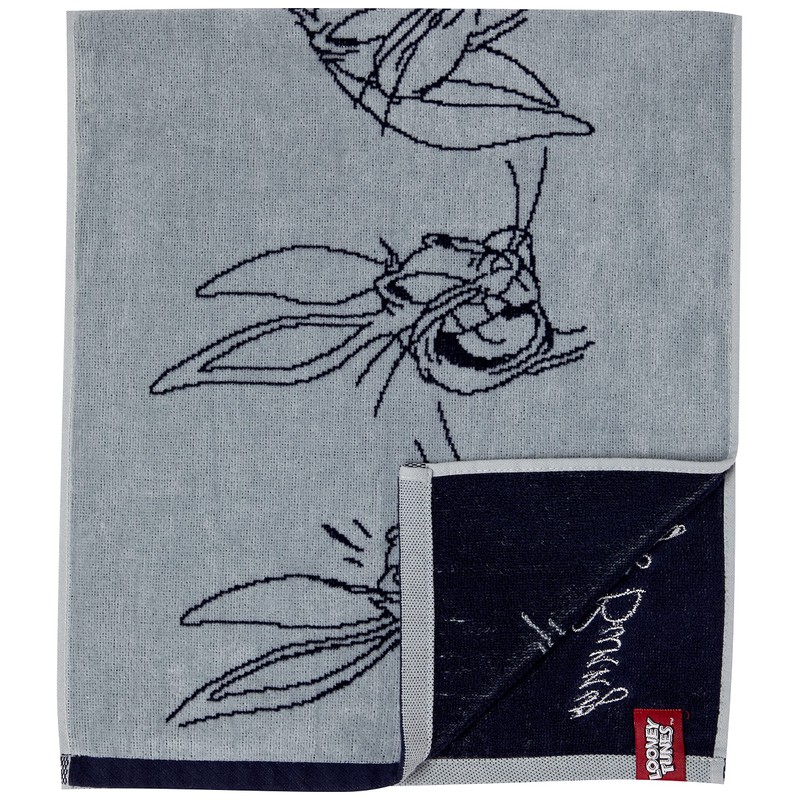 Marushin 4105005200 Looney Tunes Classic Bunny Face Towel, Approx. 13.4