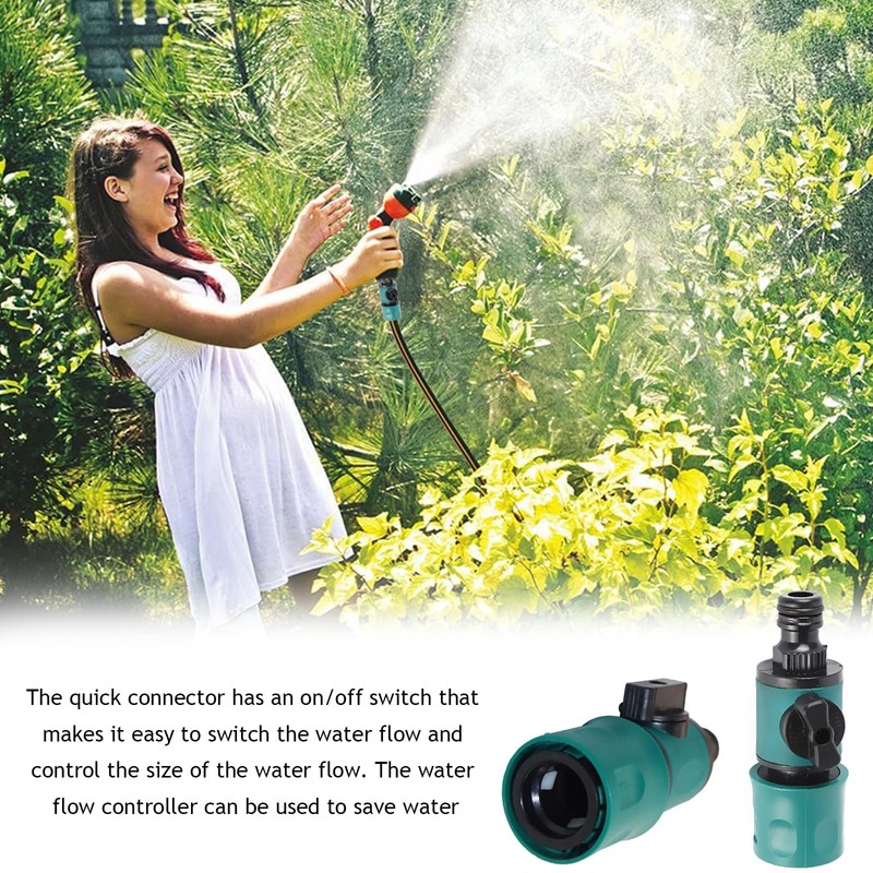 Shut-off Valve for Pipe Connecting Hose Connector with Shut-off Valve