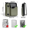 TACTICAL GEEK TX2 Lighter Pouch, Portable Lighter Holder with Pocket