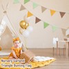 2PCS Pennant Banner Flags, Fabric Bunting Banner Nursery Garland Decor,