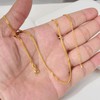 SILBERTALE 925 Sterling Silver Thin Necklace 2 mm Wide Curb