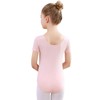Monbessi Ballet Leotard for Girls Basic Short Sleeve Toddler Dance