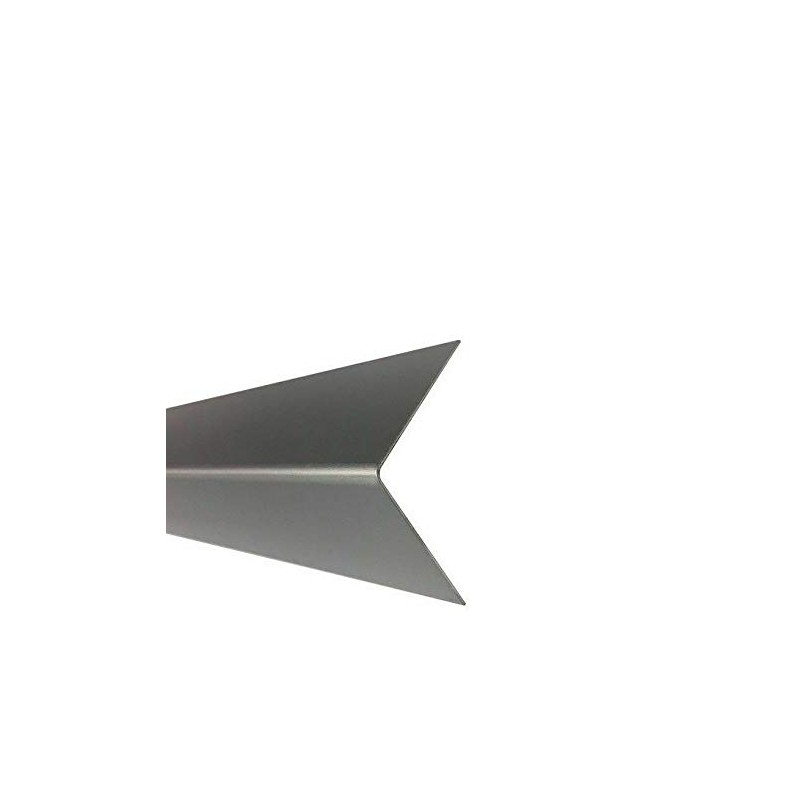 Anodised aluminium L-profile, 2 metres, 30 x 30 mm, inner