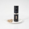 Electric Salt and Pepper Grinder Set, Rechargeable Base, Automatic Salt