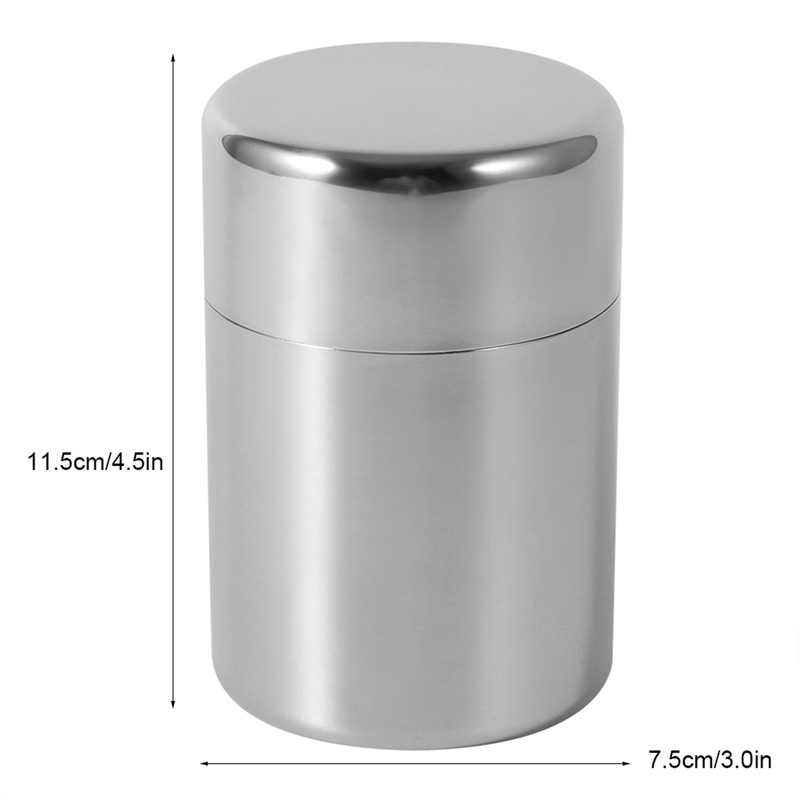 Stainless Steel Tea Tins Canister Home Kitchen Canisters for Tea