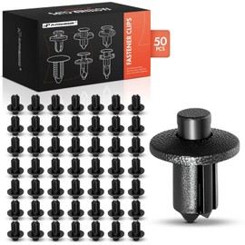 A-Premium 50PCS Nylon Cowl Panel Insulator Clips Retainer Push-Type Compatible with Toyota RAV4 2006-2012, Highlander 2008-2019 & Lexus RX350/RX450h 2010-2015, LS460 2007-2017, LS600h - For 10mm Hole