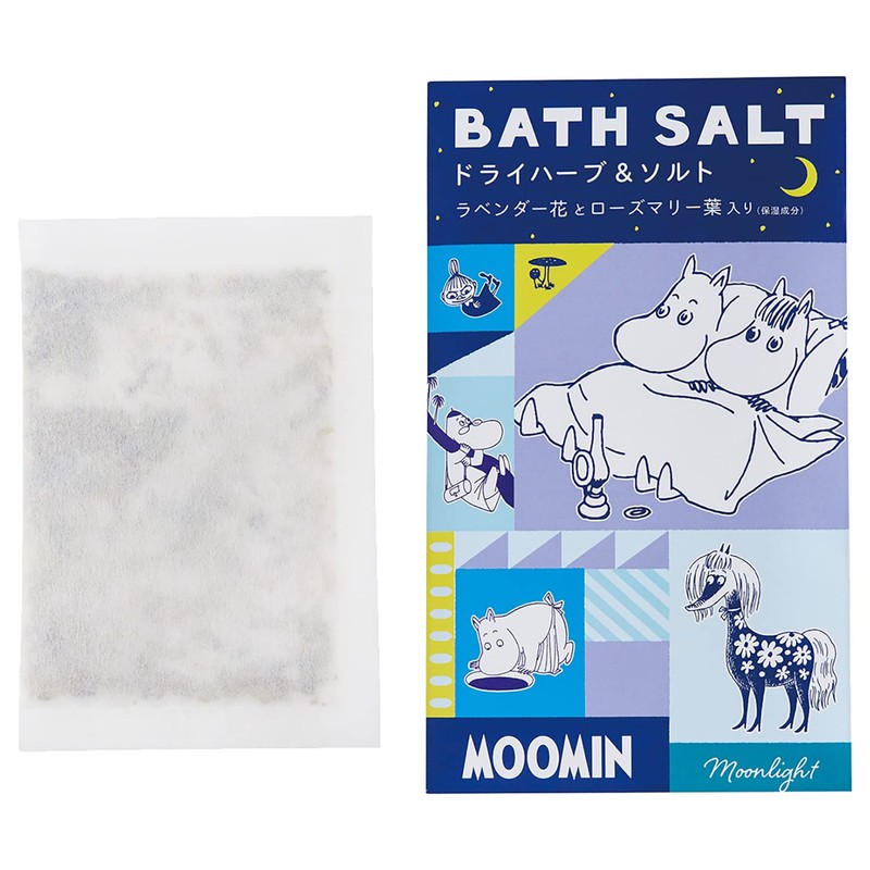 Global Product Planning Moomin Bath Salt Bag Moonlight Scent 25g