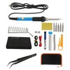 15PCS Set Soldering Iron Set Adjustable Temperature Solder Iron Kit