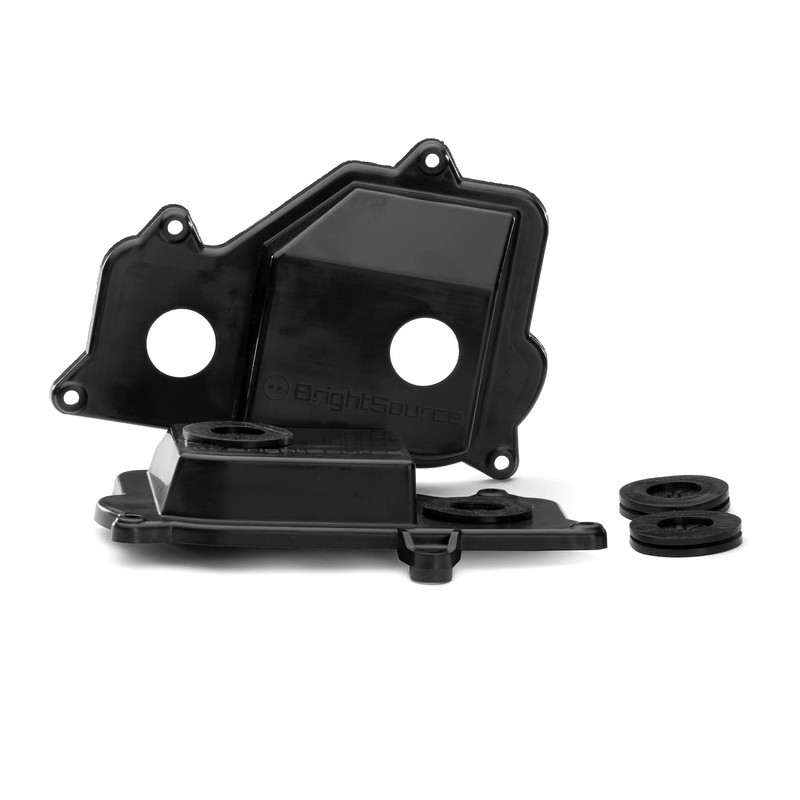 BrightSource Dodge/Ram Headlight Dust Caps, fits 2013-21 models (projector headlights)