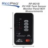 RecPro Tank Sensor Monitor Panel M21 | KIB Replacement |