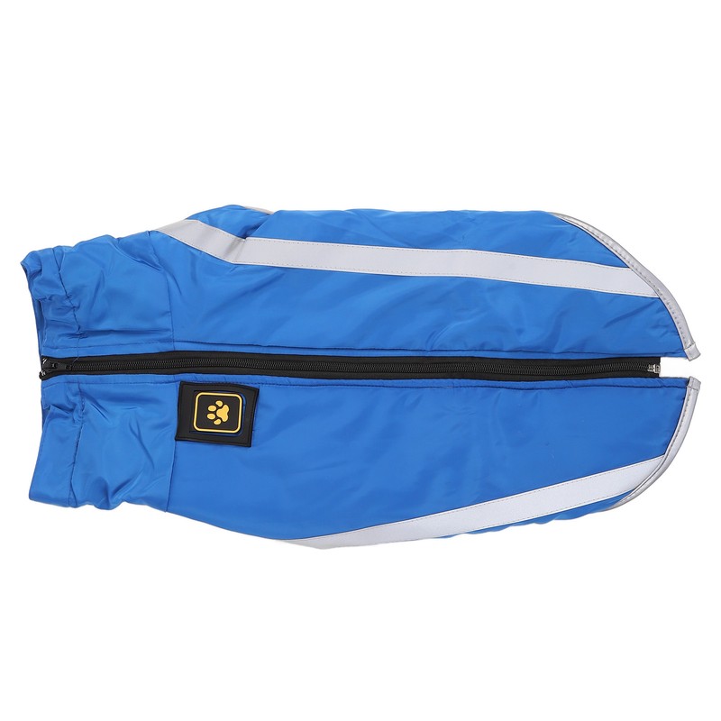 Dog Jacket Polyester Reflective Autumn Winter Warm Comfortable Pet Warm
