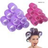 Sweetpea®Hair Rollers Curlers (2.5x 6 cm, Multi Colour) -6 Pieces