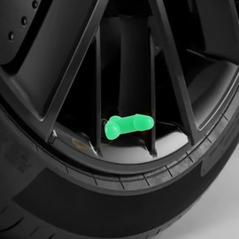 Pencil Tire Valve Stem Caps,Funny Valve Stem Covers,Suitable for Cars,Trucks,Bike,Motor,Pranks for Adults Gifts for Friends&Coworkers（4PCS Green）