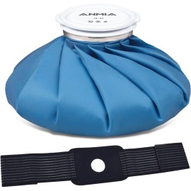 ANMIA Ice Pack Bags with Wrap for Injuries Reusable, Cold Pack Water Bag Hot Bag