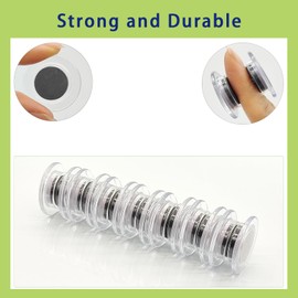 PYJLBX Magnets for Magnetic Board, Pack of 42 Magnets Strong, Fridge Magnets, Colourful Magnets, Fridge Magnet, Round Magnets, Transparent Whiteboard Magnets, Small, for Fridge Magnetic Wall, Pin
