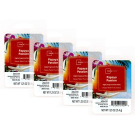 Mainstays Scented Wax Cubes 1.25oz 4-Pack (Papaya Passion)