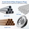 Dreyoo 2 Pcs 6 Inch End of Pipe Gripper Mechanical