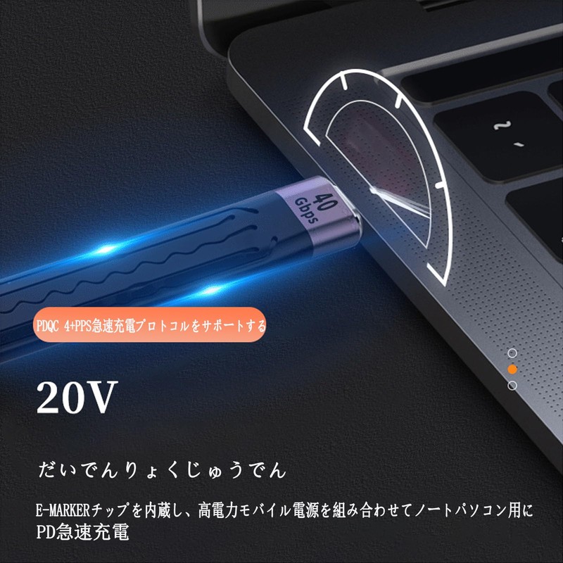 USB Type C short wire (USB 3.1 standard 5.4 inch