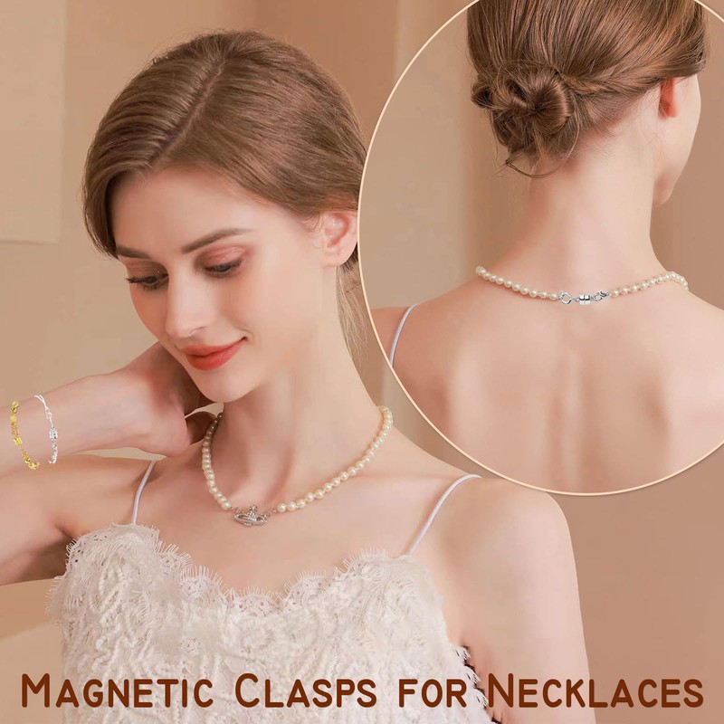 Ofiuny Magnetic Clasps for Necklaces Strong Magnetic Necklace Clasps and