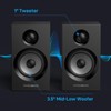 Probox BT16 Active Bookshelf Speakers 3.5" Woofer with 1" Tweeter,