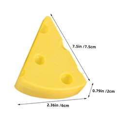 TEHAUX Cute Cheese Erasers 4pcs Cheese Shape Erasers Classroom Rewards Holiday Party