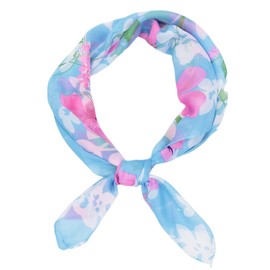 FAIRYGATE Silk Scarf for Women UK Large Floral Print Lightweight Soft Touch Square Scarves Everyday Ladies Scarfs A2805
