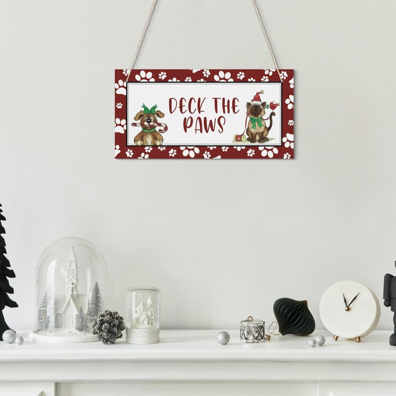 Second Ave Funny Deck The Paws Christmas Xmas Dog Owner