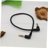 KONTONTY Stereo Audio Jack Cable Long Double Elbow Male to