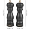 BILL.F Salt and Pepper Grinder Wooden Pepper Mill Grinder Salt