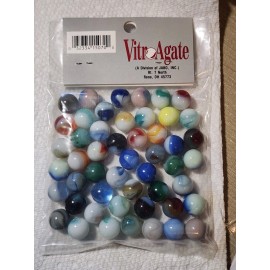 JABO Early JABO 50 COUNT BAG OF CLASSICS MARBLES. SOME UV REACTIVE. $15.99