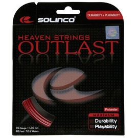Solinco Outlast String Set - Red, 1.2 mm