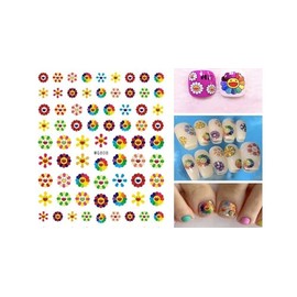 My Kid Mom Littie Child Princess Milk Bottle Daisy Flower Emoticons Nail Sticker Wg808 Nail Wraps Art Stickers Manicure Supplies for Women for Home Nails Full Long Lasting Easy Apply and Remove